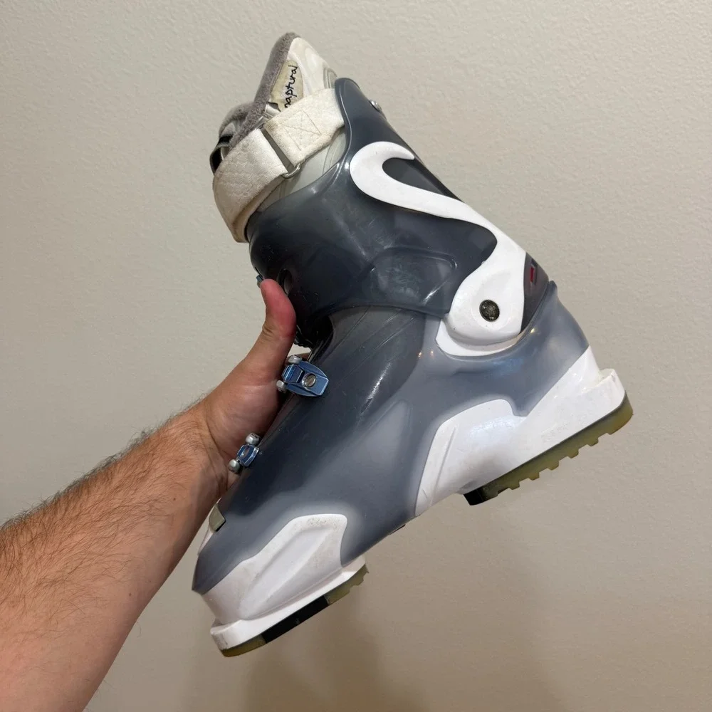 Rossignol Cockpit Soft 8 Womens Downhill Ski Boots White Grey 25.5 298mm